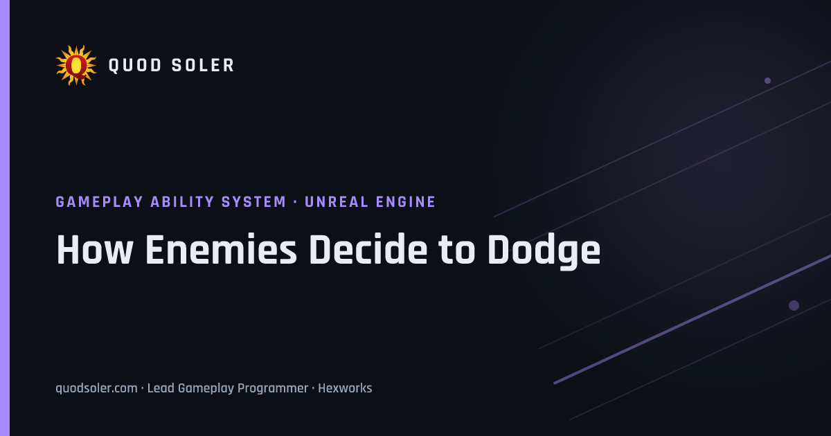 How Enemies Decide to Dodge