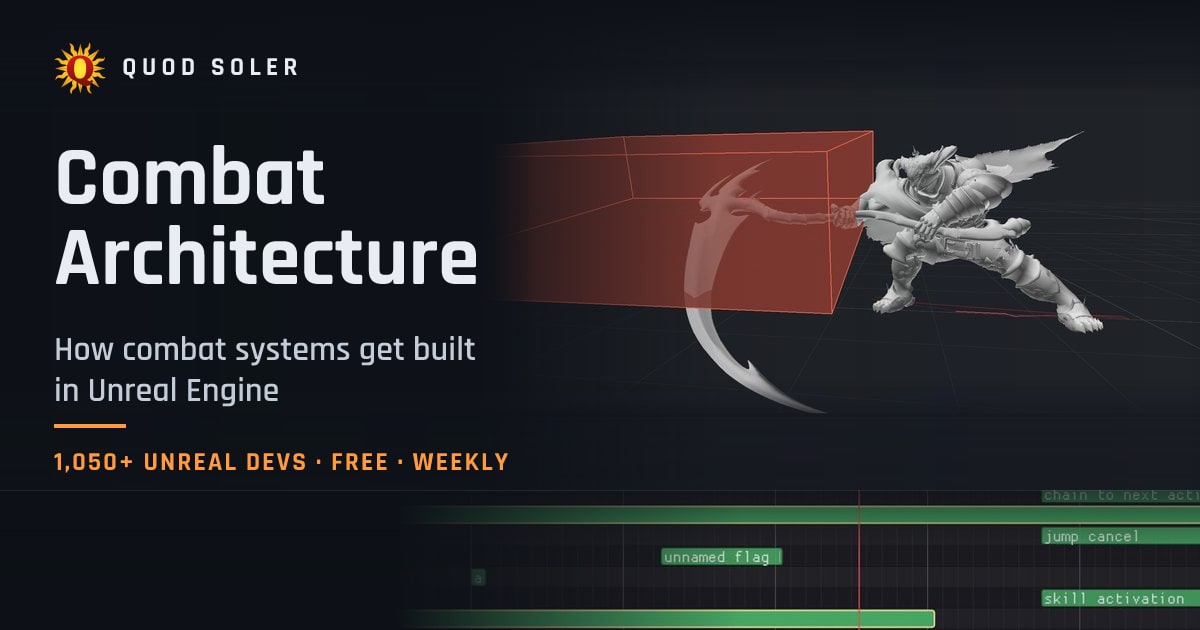 Combat Architecture: how combat systems get built in Unreal Engine